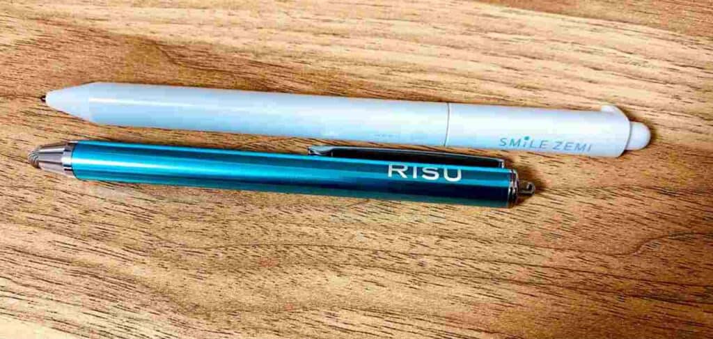 RISU算数とスマイルゼミのタッチペンの違い